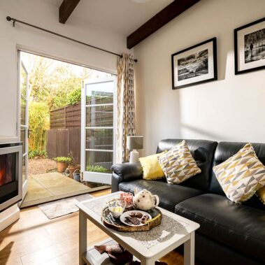 Delderfield living area to patio