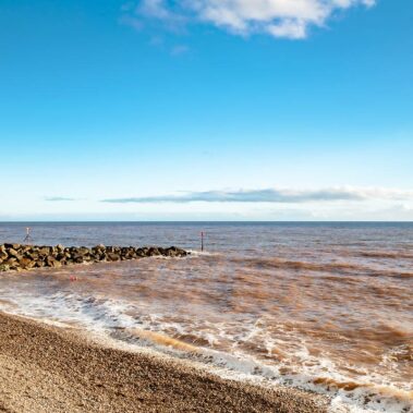 Sidmouth beach East Devon