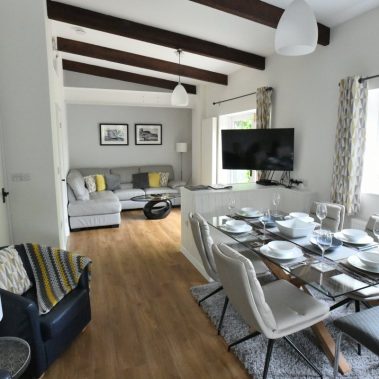 Sampson dining and kitchen area